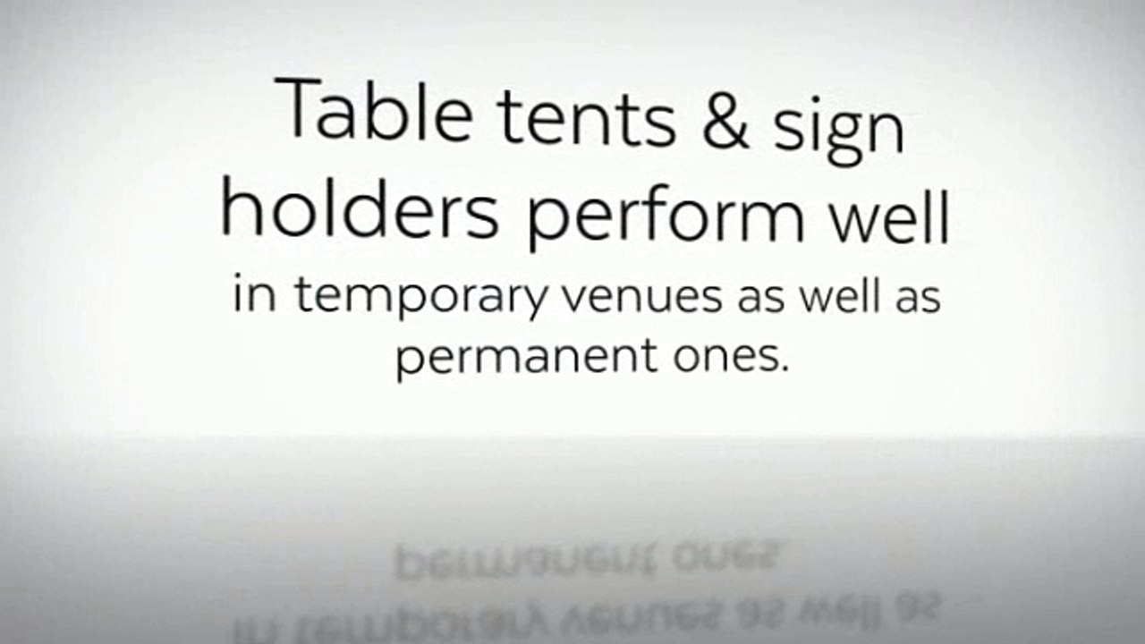 Table Tent