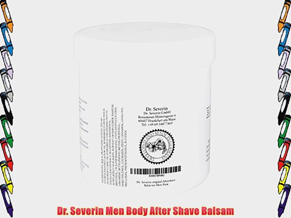 Dr. Severin Men Body After Shave Balsam