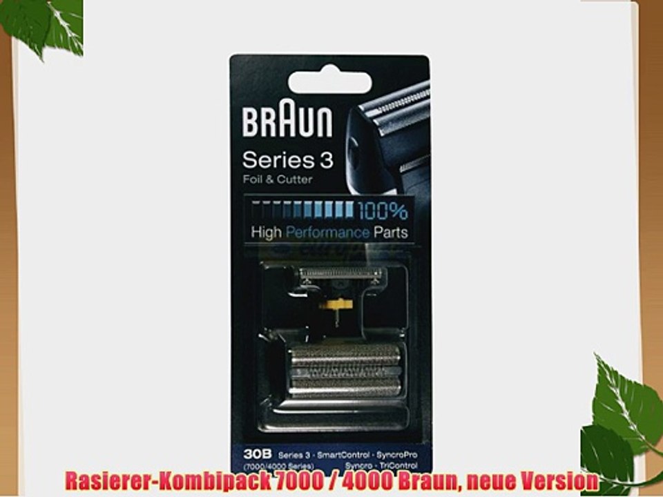 Rasierer-Kombipack 7000 / 4000 Braun neue Version