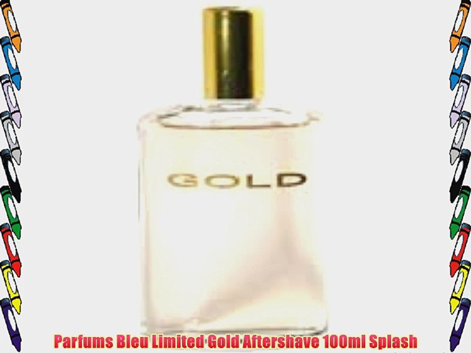 Parfums Bleu Limited Gold Aftershave 100ml Splash
