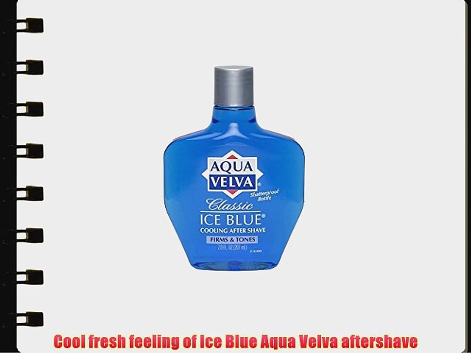 Aqua Velva Cooling After Shave Classic Ice Blue 198g (Aftershave-Cremes