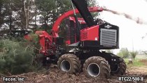 Tree Shredding - Mobile Wood Chipper - RTC22 - Fecon