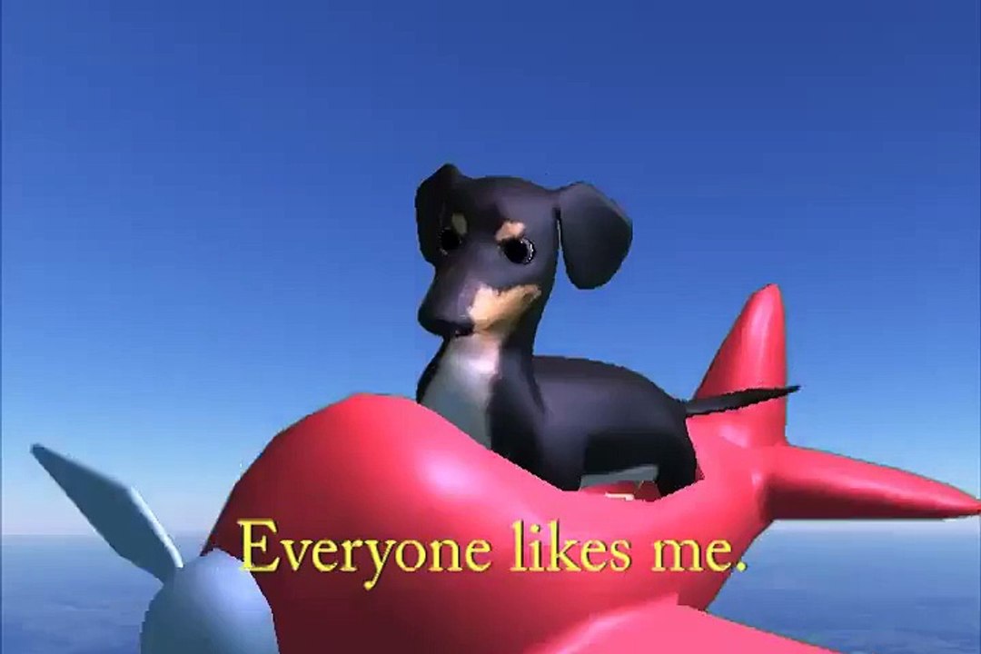 WTF VFX video of dogs speaking while flying on planes..