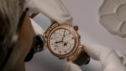 Скачать видео: Fabrication d'une montre à 2,500,000 dollars - Patek Philippe 5175R Grandmaster Chime Limited Edition