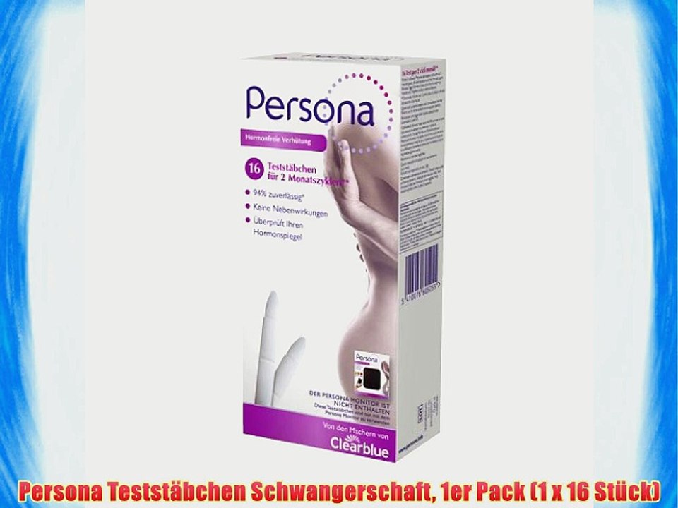 Persona Testst?bchen Schwangerschaft 1er Pack (1 x 16 St?ck)