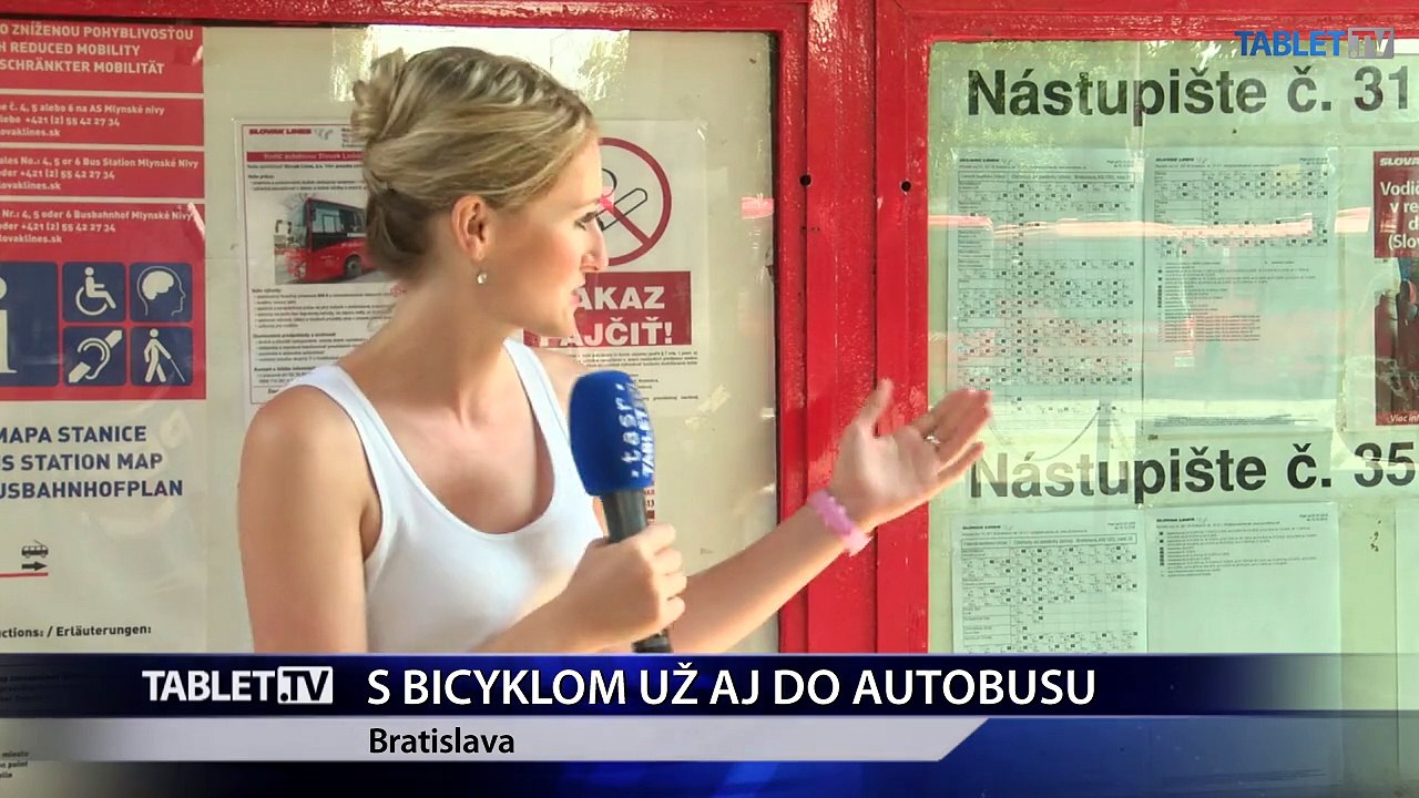 S bicyklom môžete nastúpiť do vyhradených prímestských autobusov