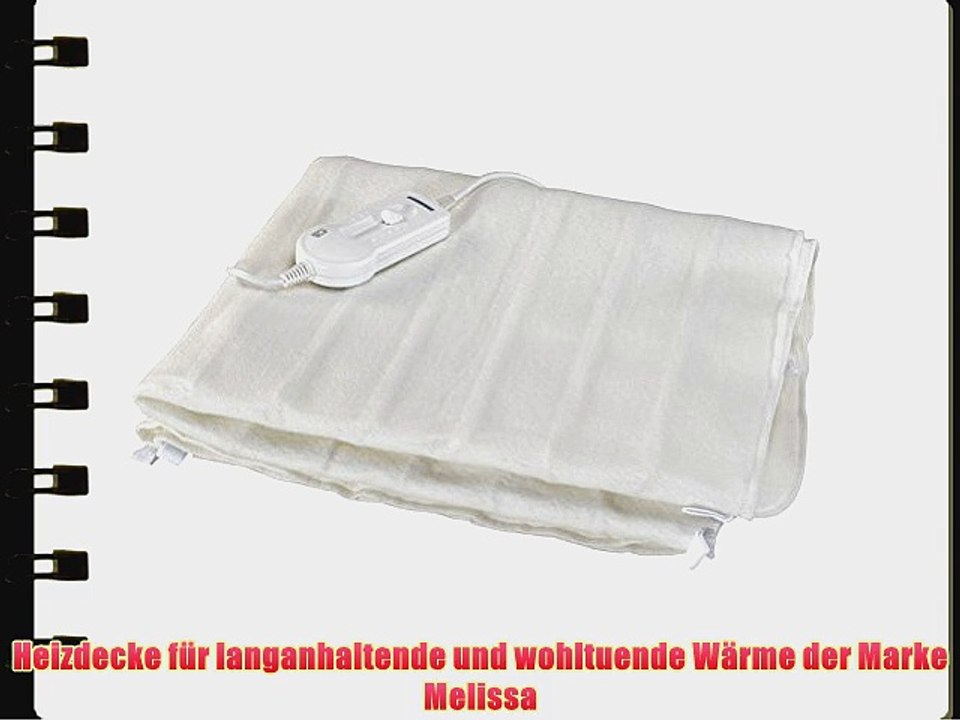 Melissa 80 x 150 cm W?rmeunterbett Heizdecke W?rmedecke 16760042 - H?lle bei 40?C waschbar