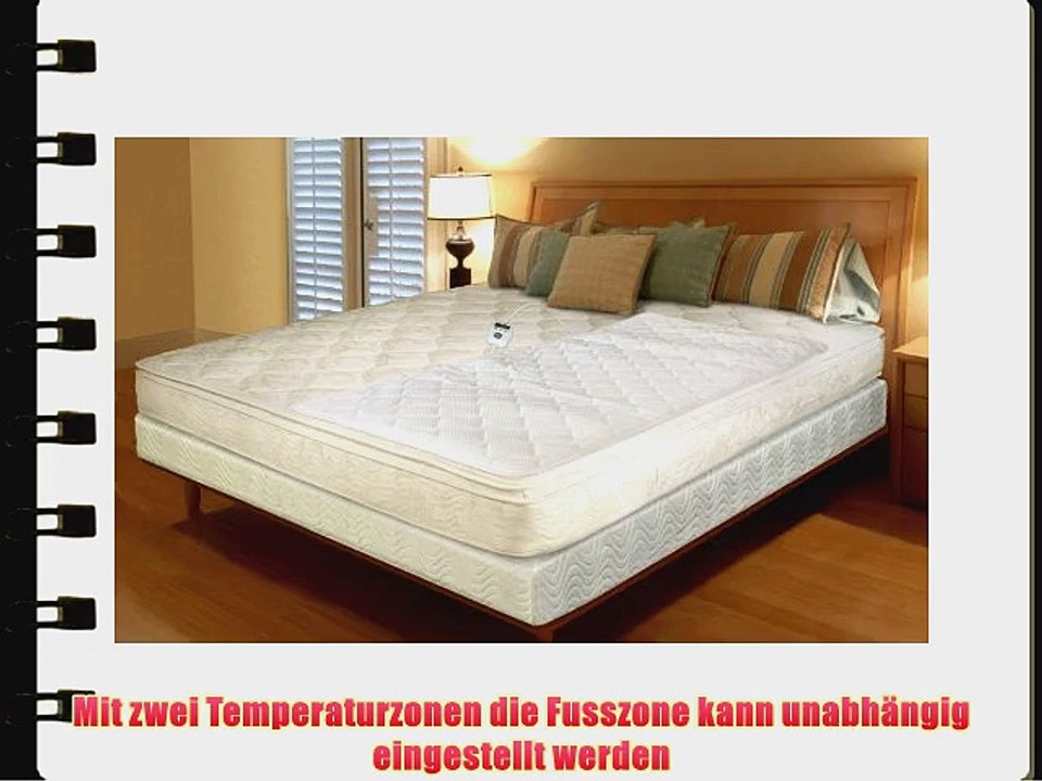 Montiss WBE6243M Elektrische Matratzenauflage - Platinum