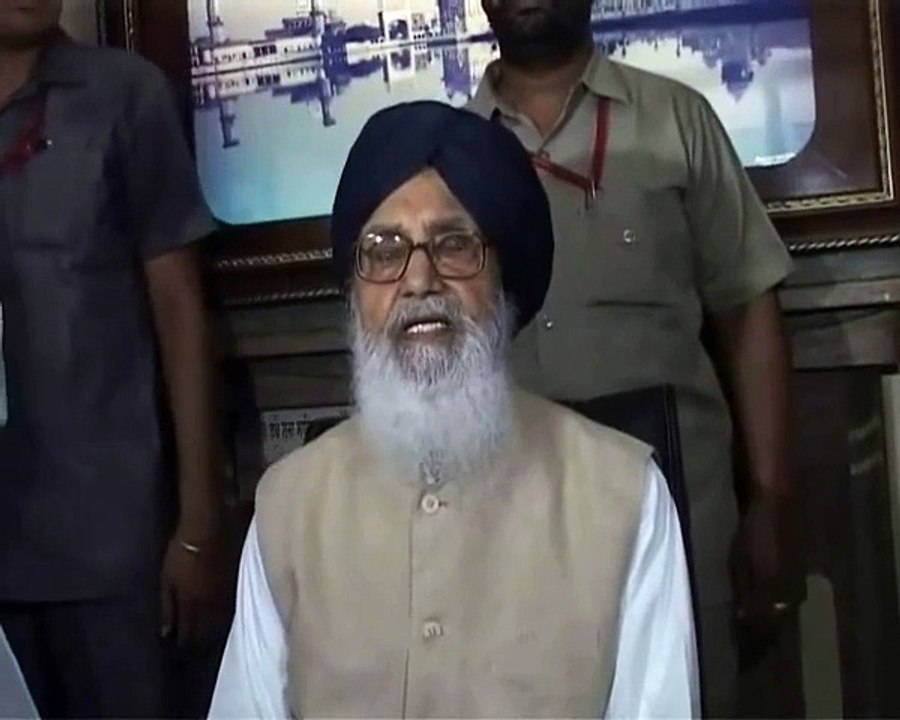 Parkash Singh Badal on  Bapu Surat Singh