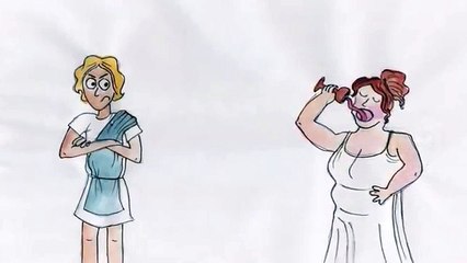 Hand drawn animation: Greek love story