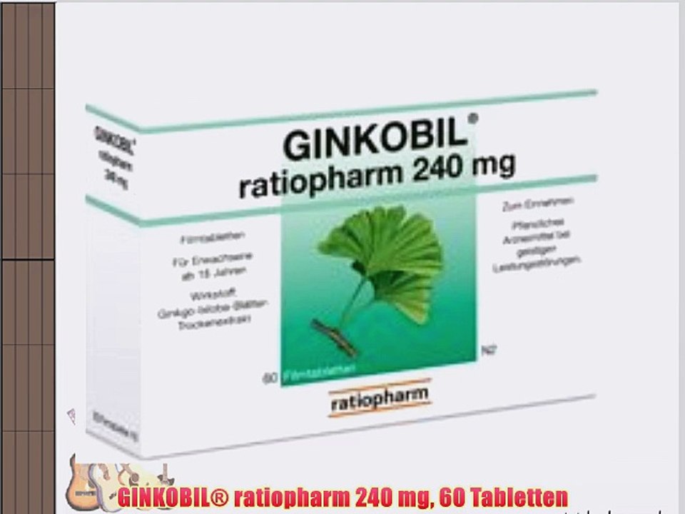 GINKOBIL? ratiopharm 240 mg 60 Tabletten