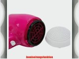 Haartrockner 2000 Watt Ionen pink/wei? Haar F?n mit Diffusor