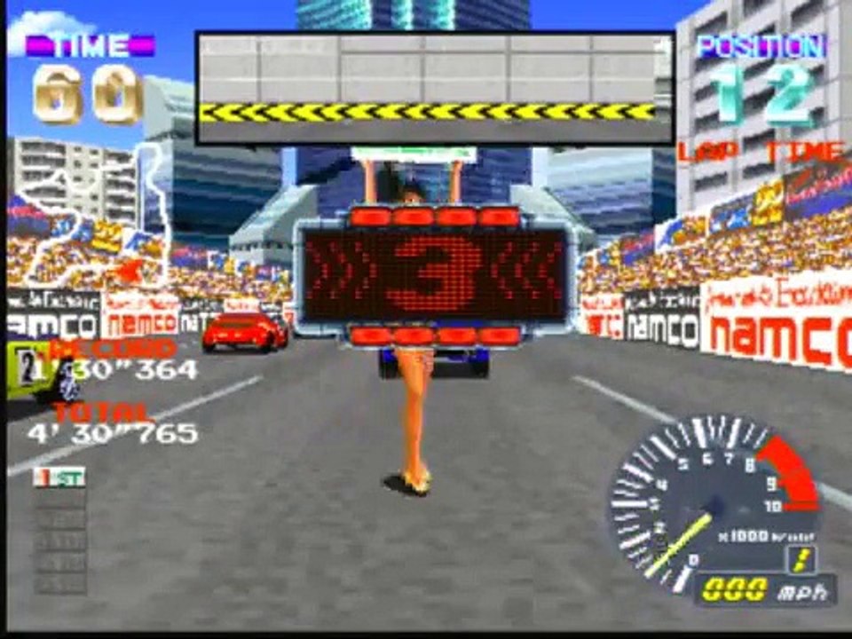 Ridge Racer Revolution Game Sample - Playstation