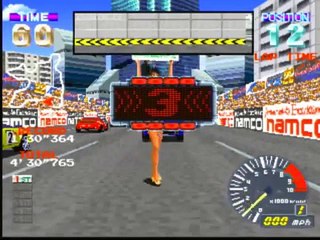 Ridge Racer Revolution Game Sample - Playstation