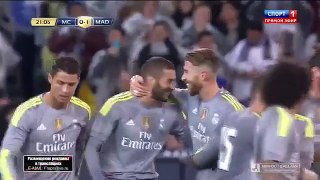 Karim Benzema Amazing Goal Real Madrid vs Manchester City 2-0 Friendly Match 2015 HD