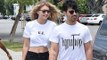 Joe Jonas and Gigi Hadid Wear Matching Outfits in LA Today