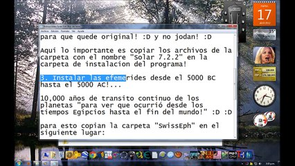 Tutorial para la Instalacion de Solar Fire Gold 7.2.2