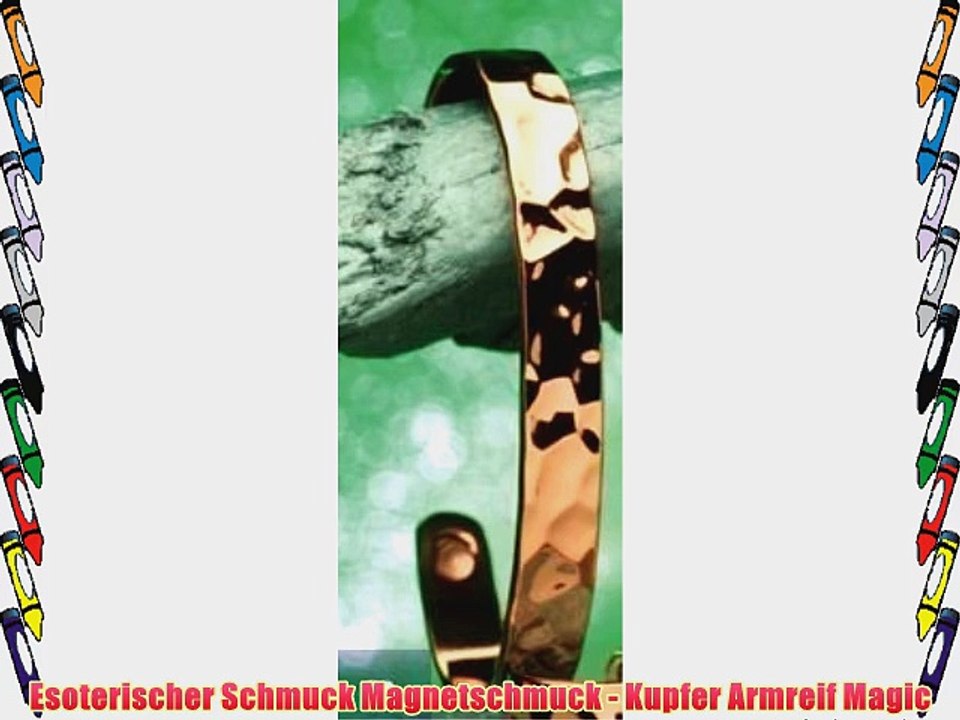 Esoterischer Schmuck Magnetschmuck - Kupfer Armreif Magic