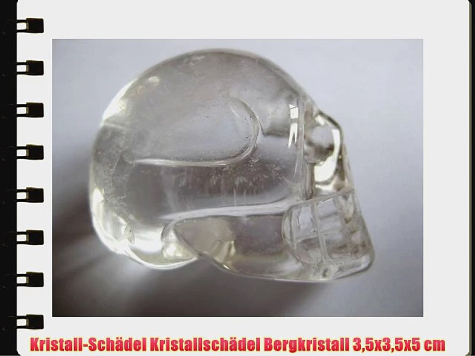 Kristall-Sch?del Kristallsch?del Bergkristall 35x35x5 cm