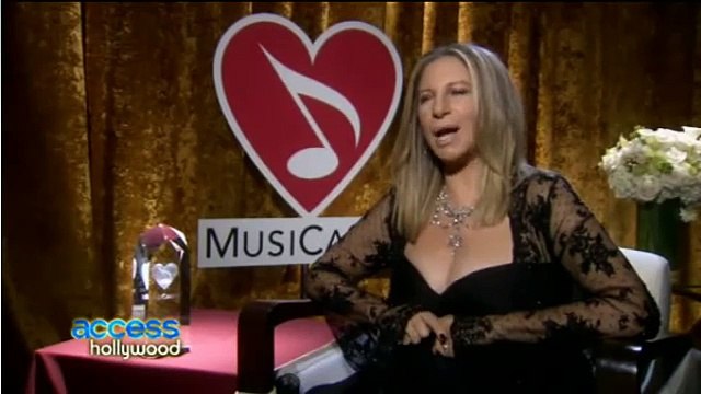 Barbra Streisand - 02-13-2011 - ACCESS HOLLYWOOD - Extended Interview - MusiCares - Grammys 2011