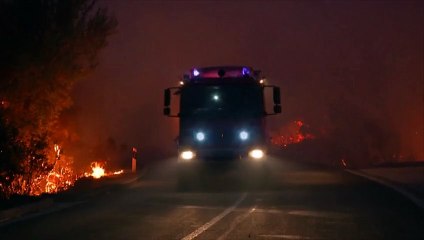 Un haut lieu du tourisme en Croatie dévoré par les flammes