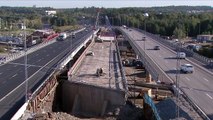 E4 Rotebro – rivning av östra bron | Trafikverket