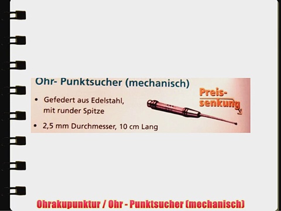 Ohrakupunktur / Ohr - Punktsucher (mechanisch)