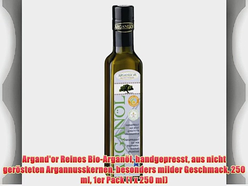 Argand'or Reines Bio-Argan?l handgepresst aus nicht ger?steten Argannusskernen besonders milder