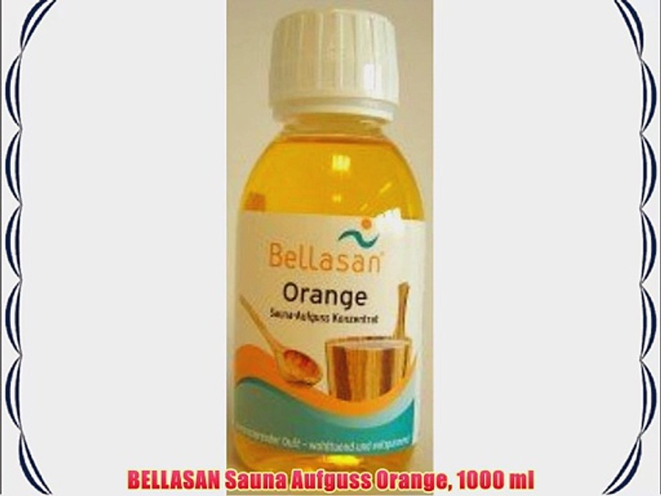 BELLASAN Sauna Aufguss Orange 1000 ml