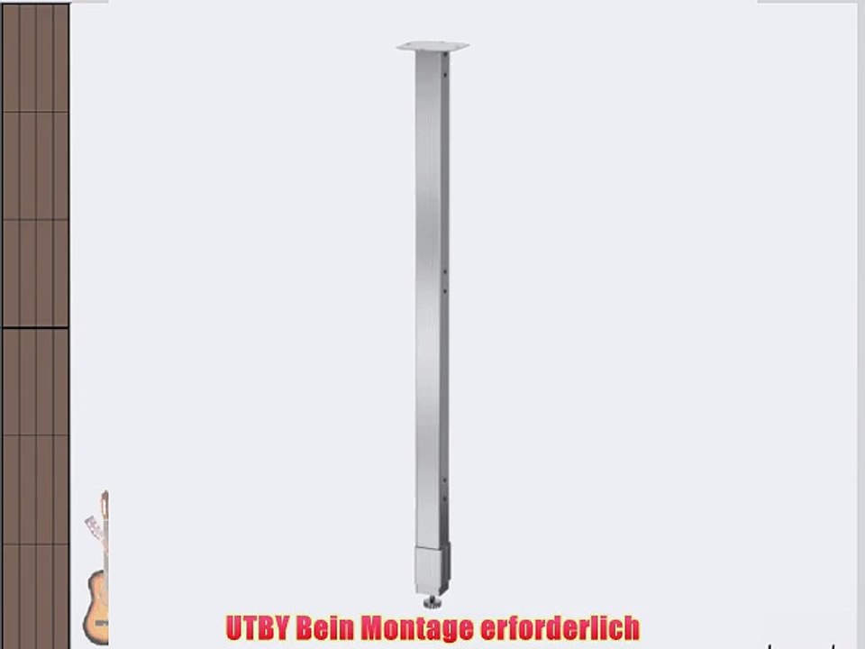 IKEA UTBY Bein aus Edelstahl (90cm)
