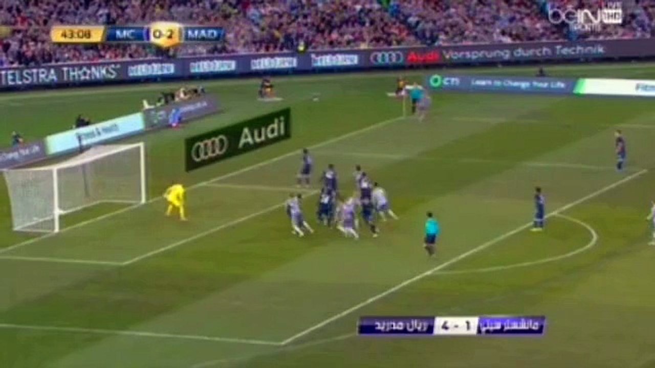 أهداف مباراة ريال مدريد ومانشستر سيتي بالكأس الدولية للأبطال