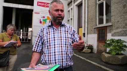 Saint-André : action des éleveurs devant le site de Jean-Caby
