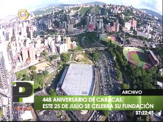 Celebraciones por aniversario de Caracas serán hasta el 2 de agosto