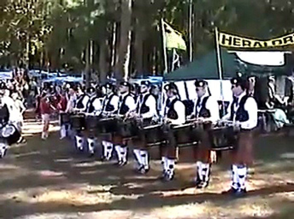 Atlanta Pipe Band - drum salute
