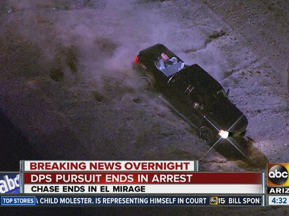DPS pursuit ends in arrest