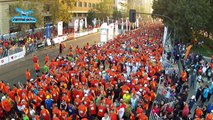 VIDEO AEREO MARATON DE SANTIAGO ADIDAS 2012 - TOMA AEREA HD