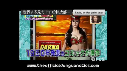 Marian Rivera's Darna featured in a japanese tv show