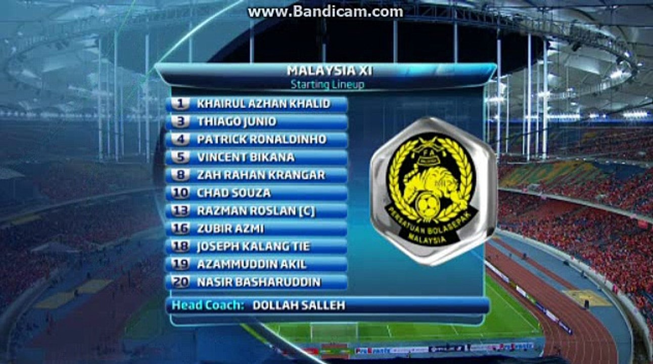 Line Up Information Malaysia vs Liverpool