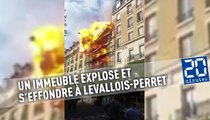 Un immeuble explose et s’effondre à Levallois-Perret