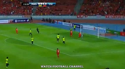 Jordan Henderson Big Chance - Malaysia Allstar 1 - 0 Liverpool