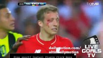 Lucas Leiva Injured Eyes | Malaysia 1-0 Liverpool