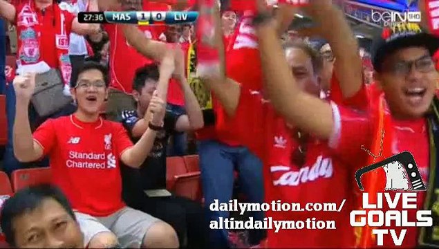 Jordon Ibe Fantastic Goal Malaysia 1-1 Liverpool