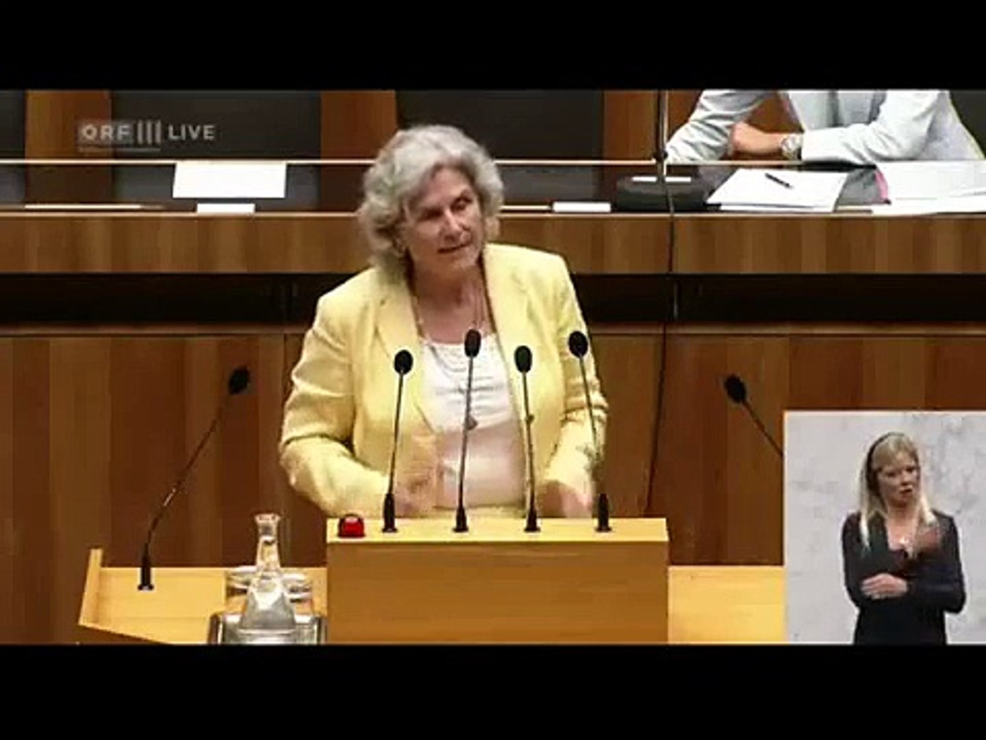 Barbara Rosenkranz (FPÖ) zum Thema Familie Parlament 10.7.2014