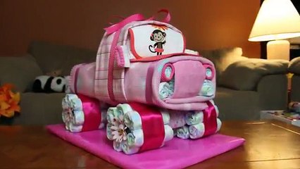 Diaper Cake 4x4 Truck (How To Make)