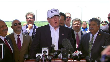 A la frontière mexicaine, Trump pense "gagner le vote latino"