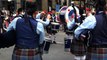 Cornouaille 2015. Le GPS Pipe Band anime le centre-ville.