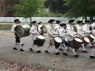 Fife and Drum March at Colonial Williamsburg