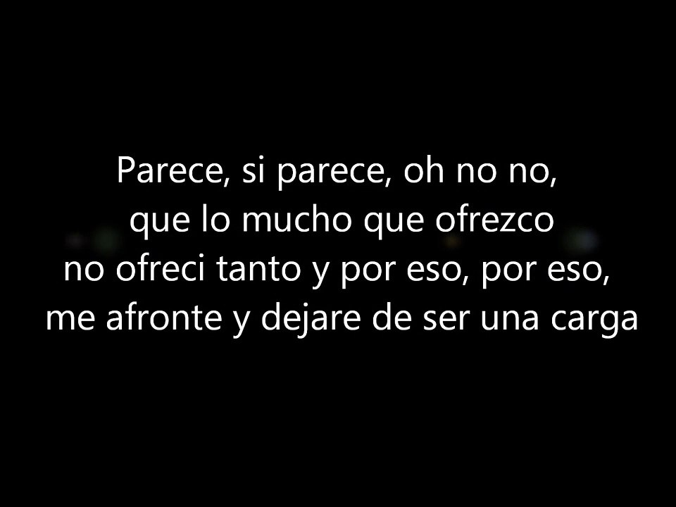 Panda - Nuestra Afliccion (Lyrics)