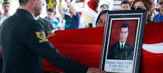 Şehit Astsubay Mehmet Yalçın Nane gözyaşları içinde son yolculuğuna uğurlandı