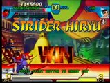 Marvel vs. Capcom 1 - Strider Hiryu Stage 5 to 8